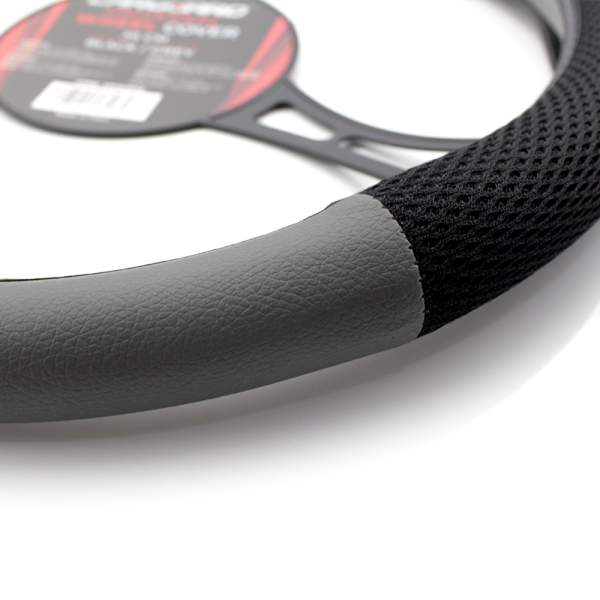 Husă volan auto - negru / gri - CARGUARD