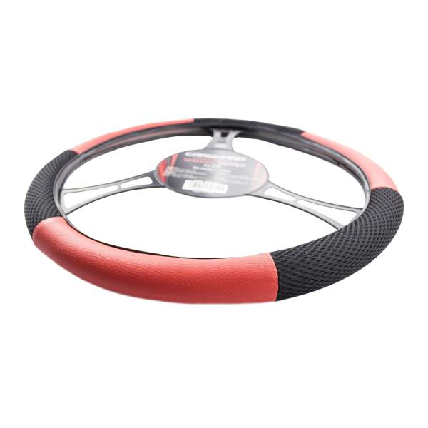 Husă volan auto - negru / roșu - CARGUARD