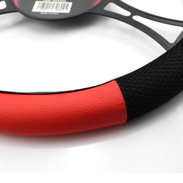 Husă volan auto - negru / roșu - CARGUARD