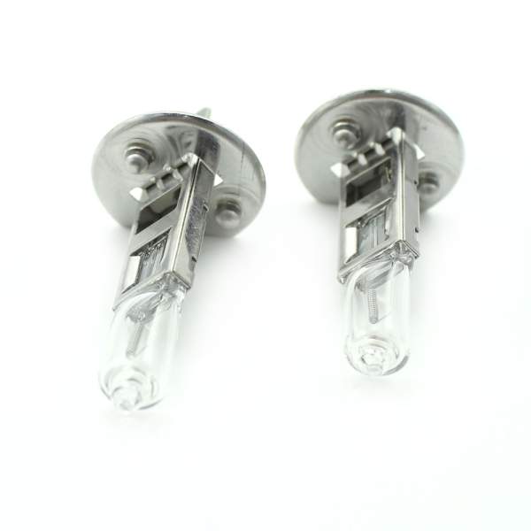 Set de 2 becuri Halogen H1, 55W, +50% Intensitate - LONG LIFE - CARGUARD