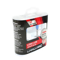 Set de 2 becuri Halogen H1, 100W +130% Intensitate - LONG LIFE - CARGUARD