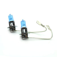 Set de 2 becuri Halogen H3, 100W +130% Intensitate - LONG LIFE - CARGUARD