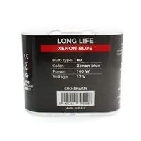 Resigilat - Set de 2 becuri Halogen H7, 100W +130% Intensitate - LONG LIFE - CARGUARD