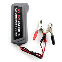 Tester pentru baterie și alternator / 12V – 24V / cu indicatori LED - CARGUARD