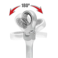 Cheie fixa cu clichet si cap rabatabil 21 mm