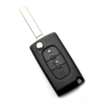 Citroen / Peugeot 307 - Carcasa tip cheie briceag cu 3 butoane