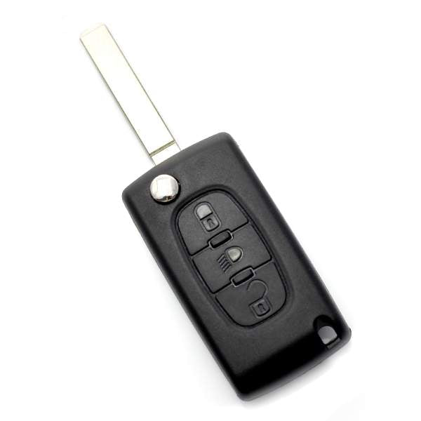 Citroen / Peugeot 307 - Carcasa tip cheie briceag cu 3 butoane