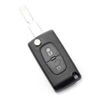 Citroen / Peugeot 406 - Carcasa tip cheie briceag cu 2 butoane