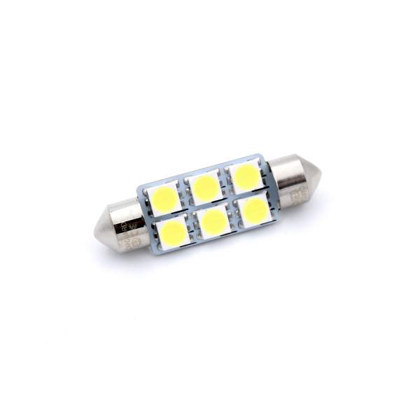 Pachet 10 Leduri auto Sofit 39mm 1.5 W Carguard