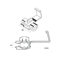 Clema adaugare cablu4,5 x 20 mm