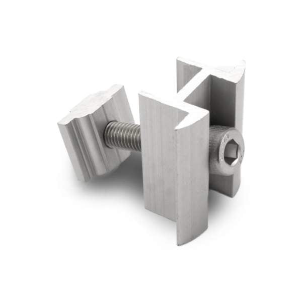 Clema dublă 30 mm "Z" pentru montaj panou fotovoltaic