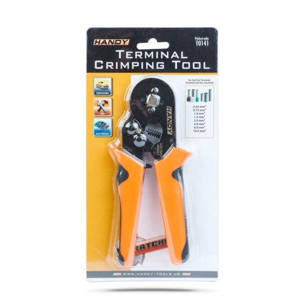 Clește de sertizare pentru terminal cablu - 0,25-10 mm²