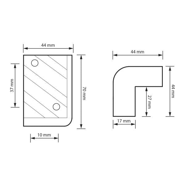  incinte acustice 70 x 44 x 44 mm