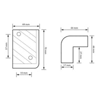  incinte acustice 70 x 44 x 44 mm