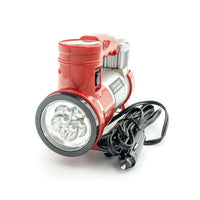 Compresor auto 12V Carguard – 30 L/min – 150 PSI – carcasă metal + LED frontal