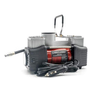 Compresor auto Carguard Heavy-Duty dublu cilindru – 50 L/min – 150 PSI – LED + kit reparație anvelope