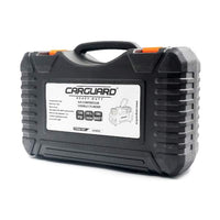 Compresor auto Carguard Heavy-Duty dublu cilindru – 50 L/min – 150 PSI – LED + kit reparație anvelope