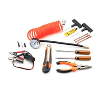 Compresor auto Carguard Heavy-Duty dublu cilindru – 50 L/min – 150 PSI – LED + kit reparație anvelope