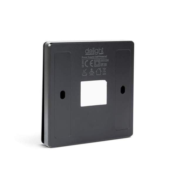 Comutator Kinetic - 433 Mhz - 1 circuit - IP20 - negru