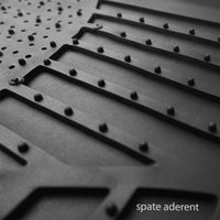 Covorase auto universale ajustabile groase și aderente Carguard – 72 x 47 cm / 71 x 43,5 cm PVC – negru