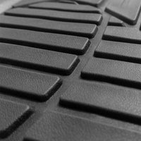 Covorase auto universale ajustabile groase și aderente Carguard – 72 x 47 cm / 71 x 43,5 cm PVC – negru