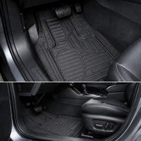 Covorașe auto universale ajustabile groase și aderente Carguard – 72 x 47 cm / 71 x 43,5 cm PVC – negru