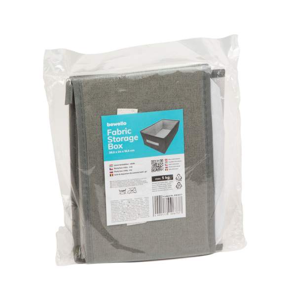 Cutie depozitare - 38,5 x 24 x 16,5 cm - gri