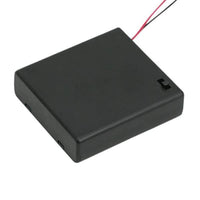 Cutii si carcase pt baterii4 buc. AA (baterie creion)cu intrerupator