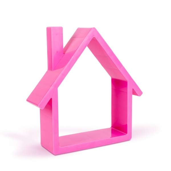 Decor de perete - cabană - 24 x 24 cm - 4 tipuri