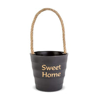 Decor ghiveci - cu sfoară - 9 x 8 cm - 4 tipuri