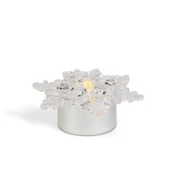 Decor LED cu cristale de gheață - cu baterie - 4 buc/pachet