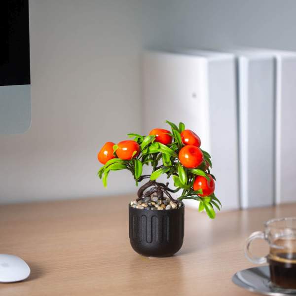 Decor plante artificiale - fructe de sud - 18 x 18 cm - 3 tipuri