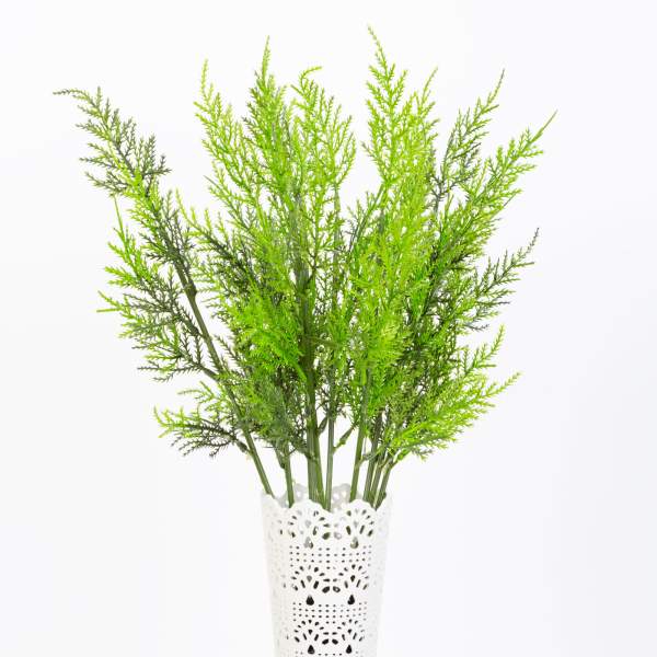 Decor plante artificiale - verde - 9 x 45 cm
