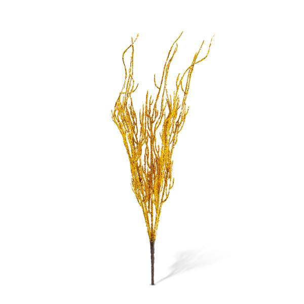 Decorațiune de toamnă – 40 cm – 2 modele – sclipici – galben și bordo