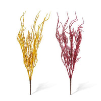 Decorațiune de toamnă – 40 cm – 2 modele – sclipici – galben și bordo