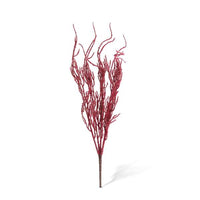 Decorațiune de toamnă – 40 cm – 2 modele – sclipici – galben și bordo