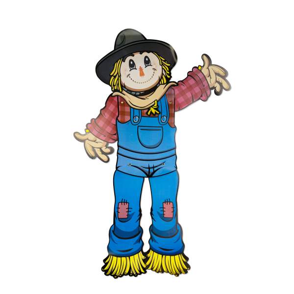 Decorațiune de toamnă – sperietoare cu membre mobile – din hârtie – 91