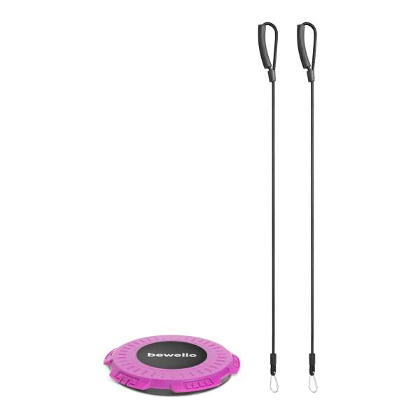 Disc Twister pentru fitness - cu coardă de cauciuc - 29 cm - BEWELLO