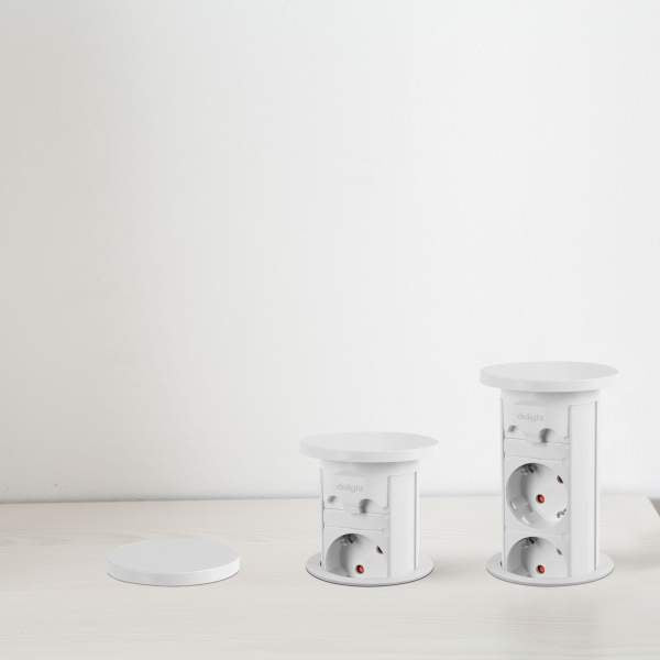 Distribuitor ascuns motorizat - alb - Delight