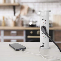 Distribuitor ascuns motorizat - alb - Delight