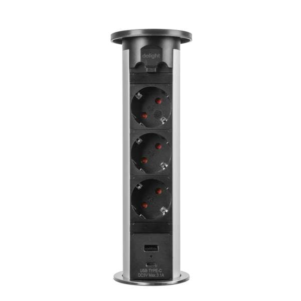 Distribuitor ascuns motorizat - argintiu - Delight