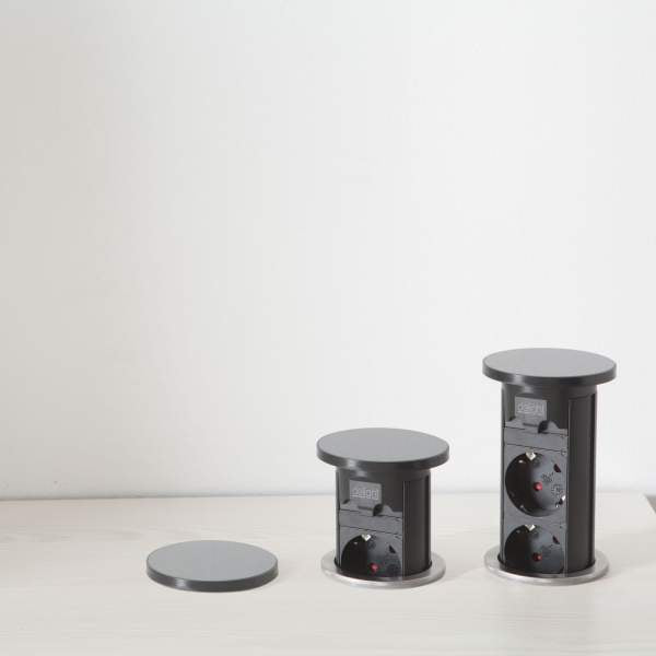 Distribuitor ascuns motorizat - negru - Delight