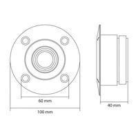 5” (38 mm) 100/200 W • 8 Ohm
