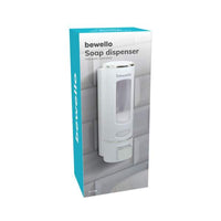 Dozator de săpun - actionat manual - 400 ml - montat pe perete - alb