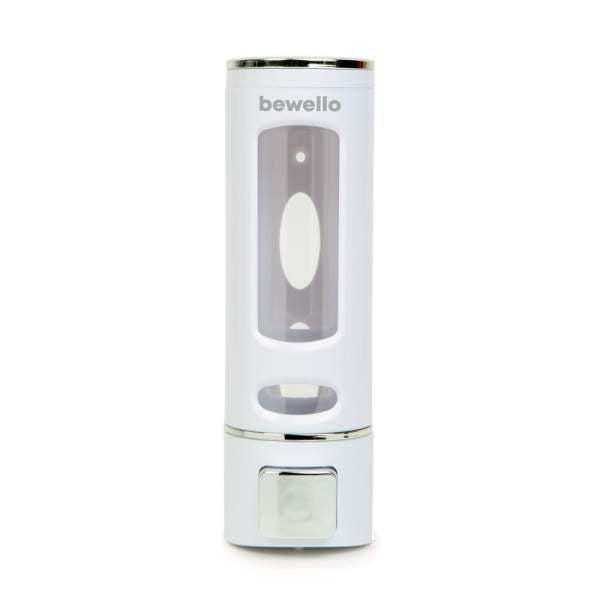 Dozator de săpun - actionat manual - 400 ml - montat pe perete - alb