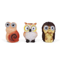 Figurine de animale solare - 3 tipuri - 2 LED albe - 8