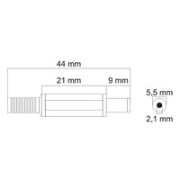 Fisa CC cu protector5.5/2.1