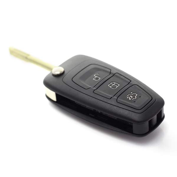 Ford - Carcasa tip cheie briceag cu 3 butoane