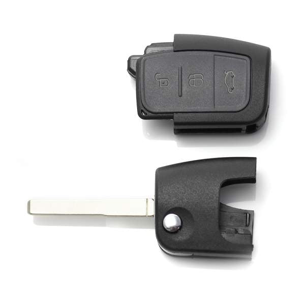 Ford - Carcasa tip cheie briceag cu 3 butoane