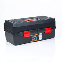 Geantă de scule cu tavă de deschidere - plastic - 250 x 495 x 230 mm